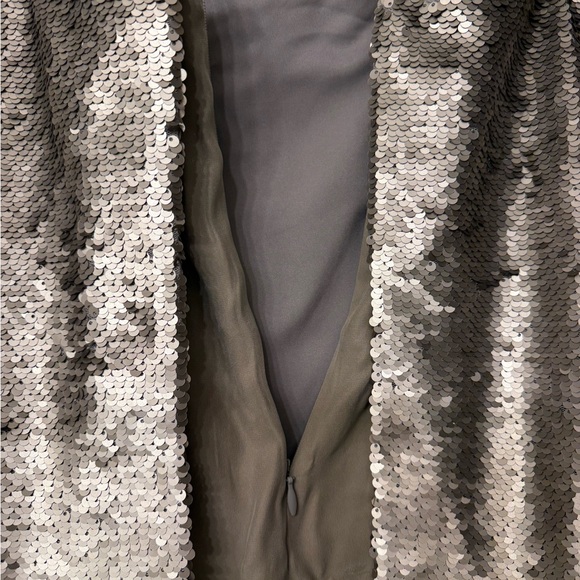 Banana Republic Shimmering Silver Mini Sequin Dress - Picture 11 of 13